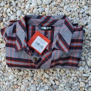 North Face long sleeve flannel medium